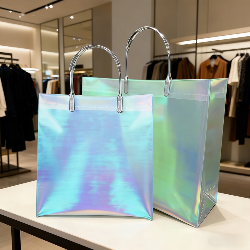 حقيبة هدايا مغلفة من PET وPE