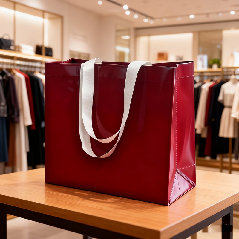 أكياس ورق الكرافت مغلفة PP