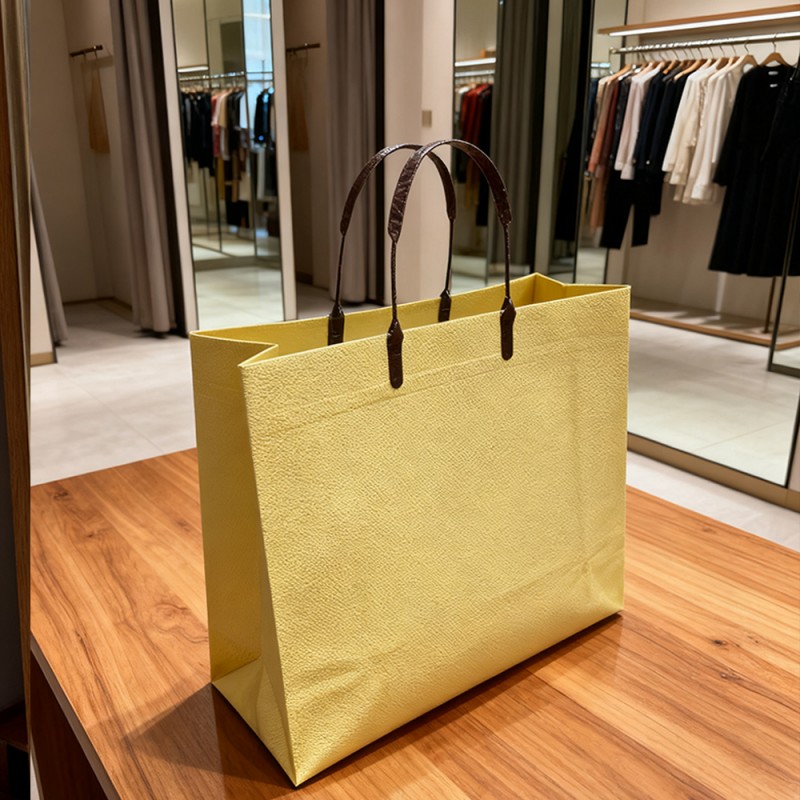 حقيبة تسوق خفيفة الوزن بلون غير لامع